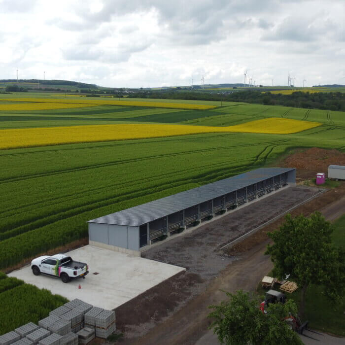 Projet de logements pour veaux full option à Brächtendorf, Allemagne